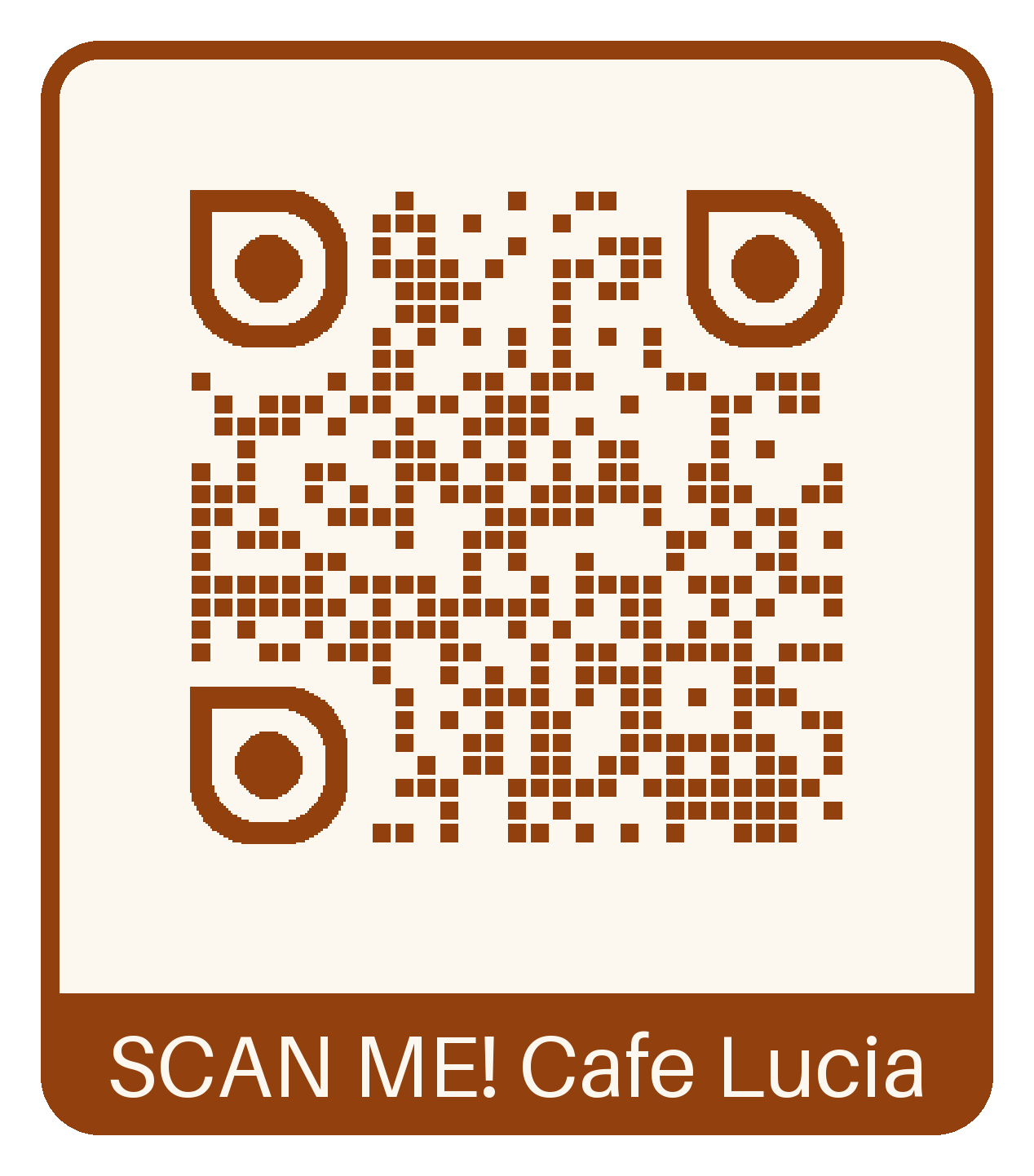 Café Lucia QR menu